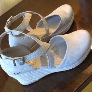 Boc Champagne Metallic Espadrille